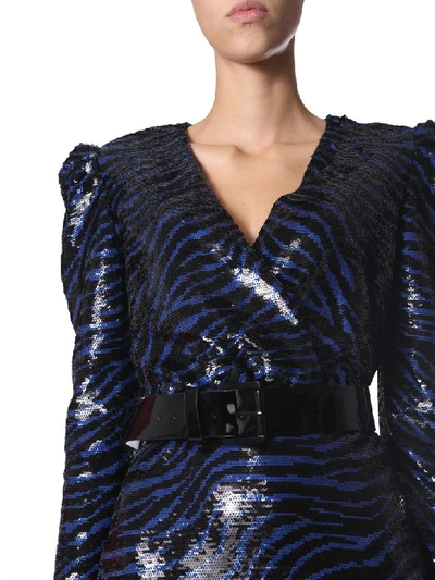 Shop Michael Michael Kors Dress With Sequins In Nero