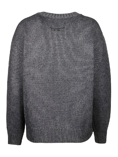 Shop Philosophy Di Lorenzo Serafini Happy Without You Sweater In Grey