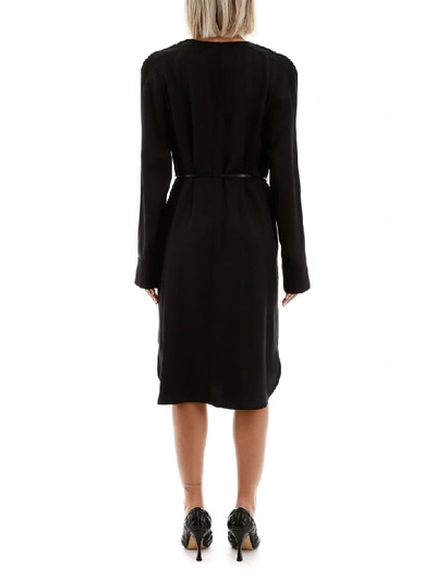 Shop Bottega Veneta Tunic Dress In Nero (black)