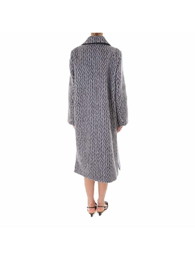 Shop Fendi Coat In Grey