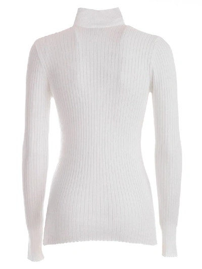 Shop Courrèges Sweater L/s In White