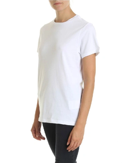 Shop Moncler T-shirt In White