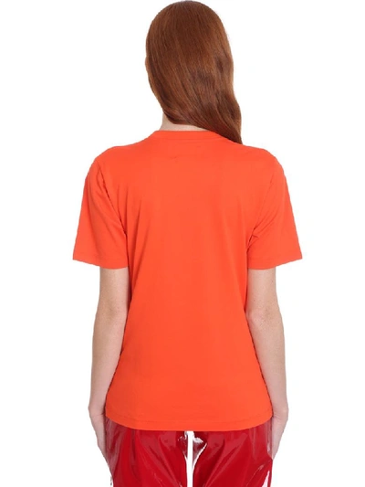 Shop Kirin T-shirt In Orange Cotton