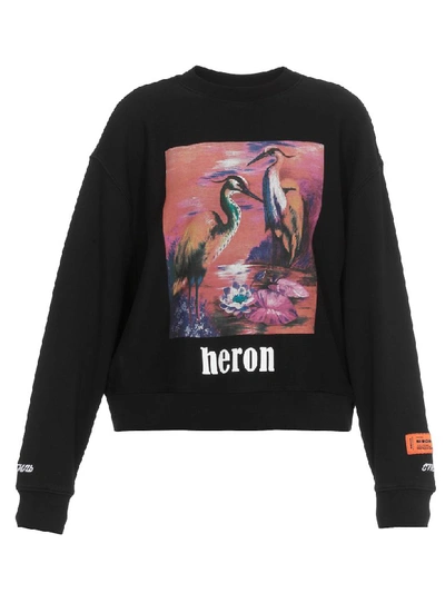 Shop Heron Preston Aironi Sweatshirt In Black Multicolor
