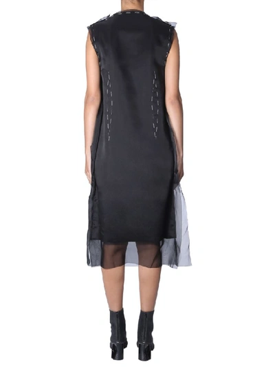 Shop Maison Margiela Sleeveless Dress In Nero