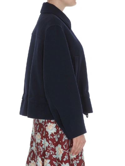 Shop Chloé Coat In Blue