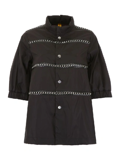 Shop Moncler Genius 6 Silver Jacket In Nero (black)