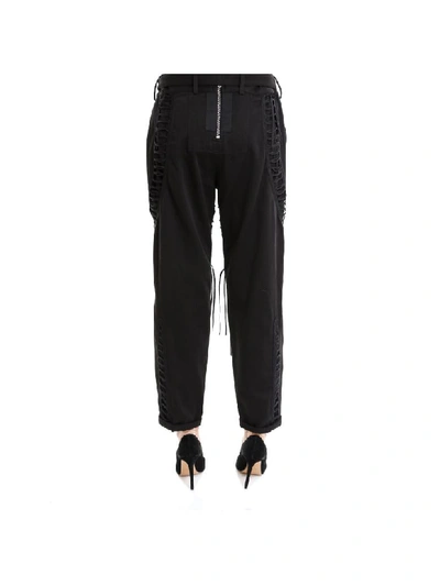 Shop Saint Laurent Trousers In Black