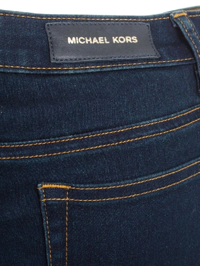 Shop Michael Michael Kors Bootcut Jeans In Twighlht Wsh