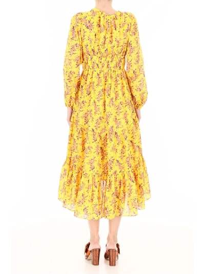 Shop Ulla Johnson Joan Dress In Chartreuse (yellow)