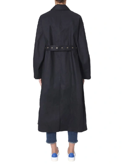 Shop Mackintosh Rosewell Trench In Nero