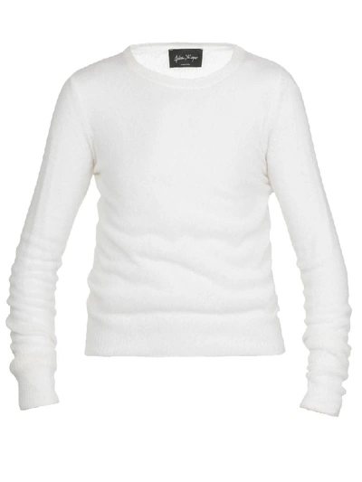 Shop Andrea Ya'aqov Cashmere And Silk Sweater In White