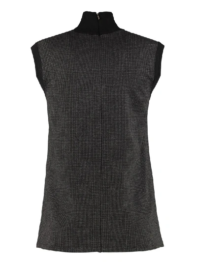 Shop Max Mara Abate Knitted Top In Grey