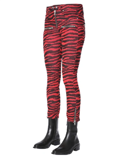 Shop Isabel Marant Étoile Alone Trousers In Rosso