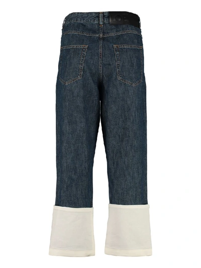 Shop Loewe Cropped-fit Jeans In Denim