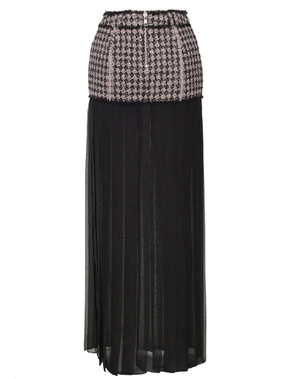 Shop Balmain Paris Skirt In Black