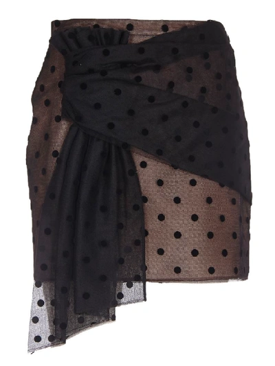 Shop N°21 Black Polka Dots Mini Skirt