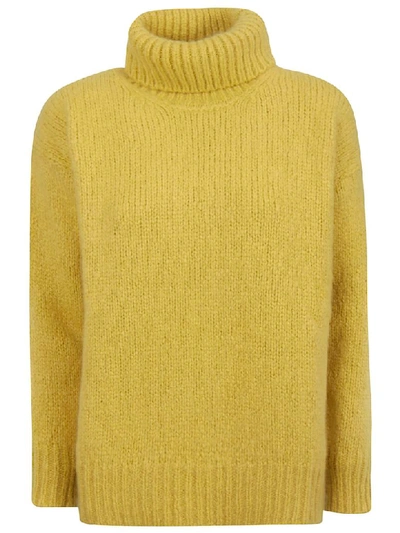 Shop Saverio Palatella Turtleneck Sweater In Corn