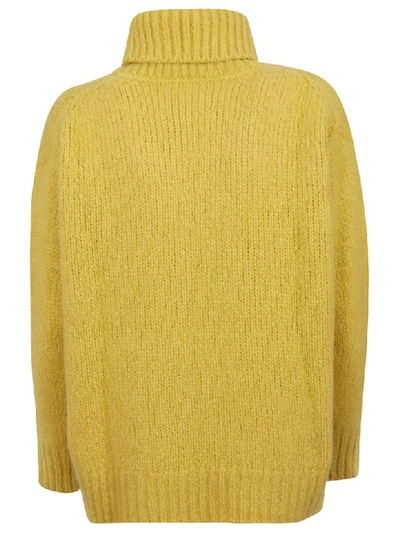 Shop Saverio Palatella Turtleneck Sweater In Corn