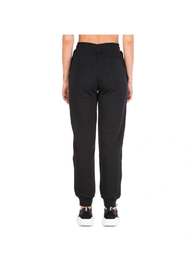 Shop Moschino Roman Double Question Mark Tracksuit Bottoms In Nero