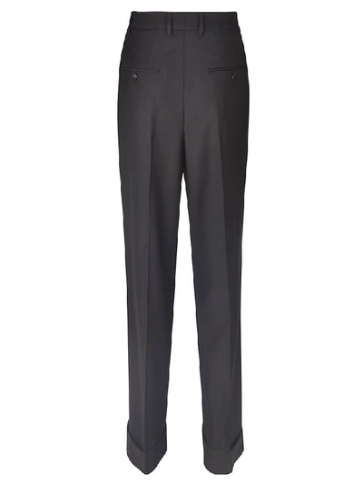 Shop Dolce & Gabbana Classic Buttoned Trousers In Blue