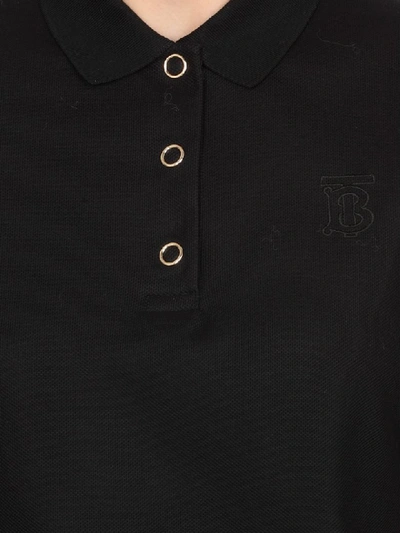 Shop Burberry Malleco Polo Shirt In Black