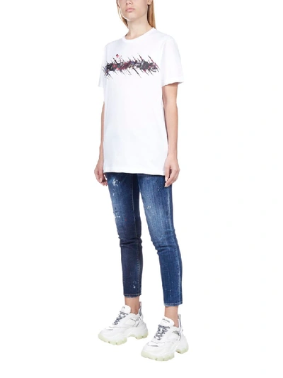 Shop Dsquared2 Short Sleeve T-shirt In White