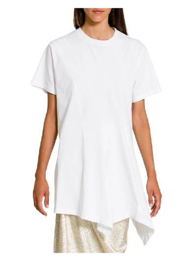 Shop Jw Anderson Panelled Handkerchief T-shirt In White