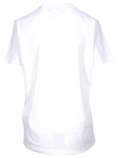 Shop Dsquared2 D Squared Scratched Logo T-shirt In White