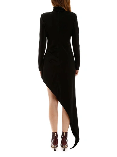 Shop Alexander Wang Asymmetric Dress In Black (black)