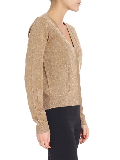 Shop Diane Von Furstenberg - Cardigan In Gold