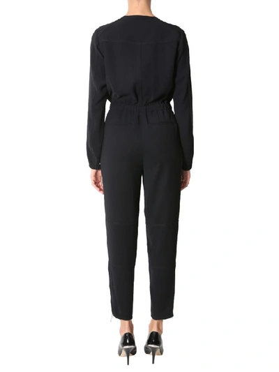 Shop Michael Michael Kors Multi-pocket Suit With Zip In Nero