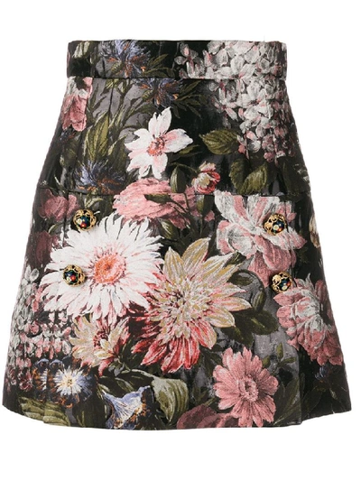 Shop Dolce & Gabbana Skirt In Jacquard