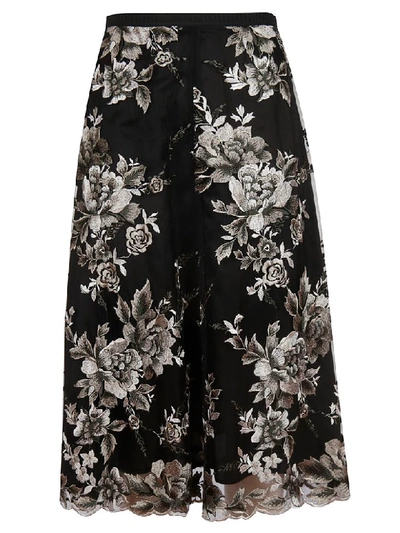 Shop Antonio Marras Floral Skirt In Multicolor