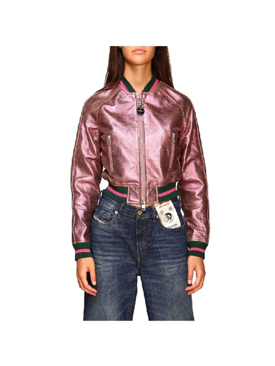 Shop Diesel In Fuchsia