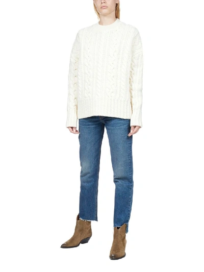 Shop Ami Alexandre Mattiussi Sweater In Off White