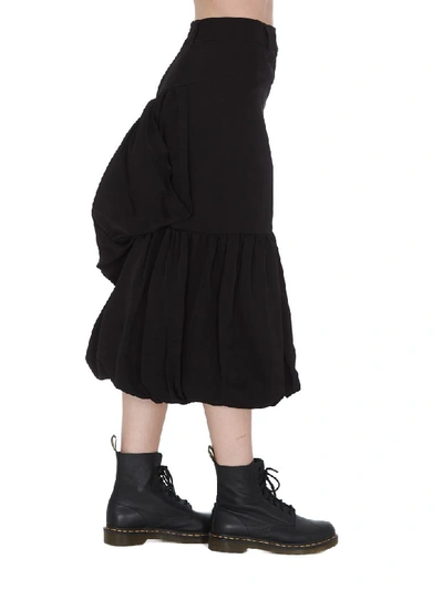 Shop We11 Done Midi Skirt In Black