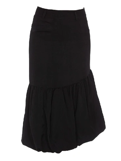 Shop We11 Done Midi Skirt In Black