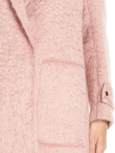 Shop Agnona Coat In Pink