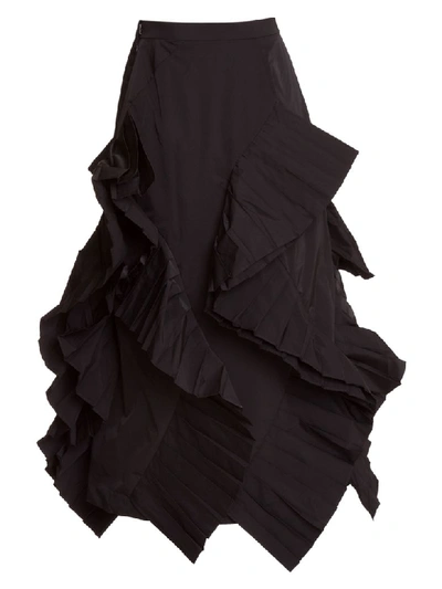 Shop Enföld Enfold Rouches Skirt In Nero