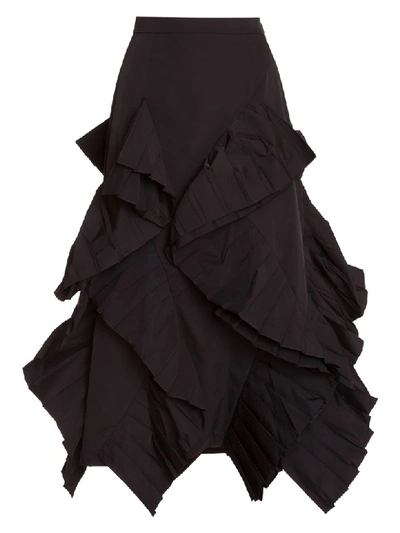 Shop Enföld Enfold Rouches Skirt In Nero