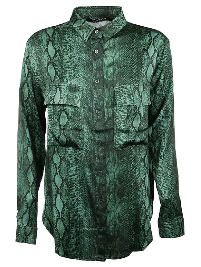 Shop Andamane Camicia Bridget In Snake Verde