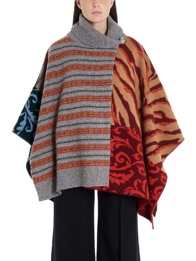 Shop Stella Mccartney Cape In Multicolor