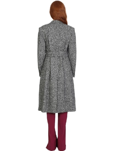 Shop Stella Mccartney Coat In Grey Wool