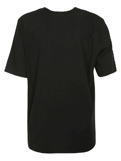 Shop Saint Laurent Printed T-shirt In Black/natural