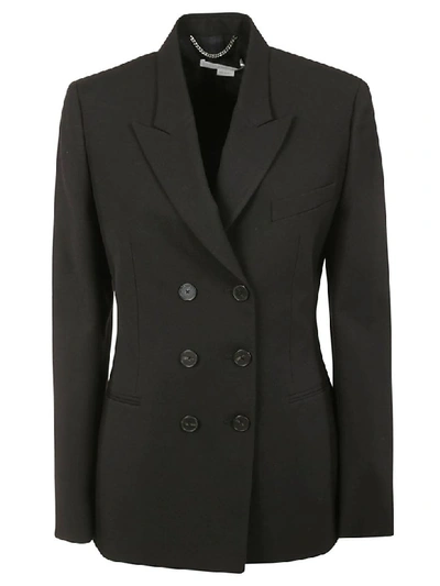 Shop Stella Mccartney Double-breasted Blazer In Black