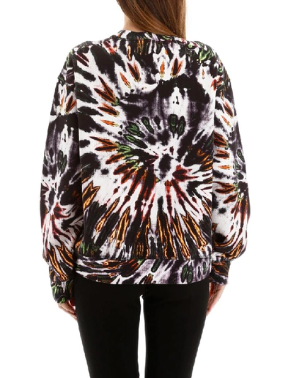 Shop Dsquared2 Tie-dye Sweatshirt In Tie Dye Green (white)