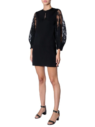 Shop Givenchy Short Dress In Nero