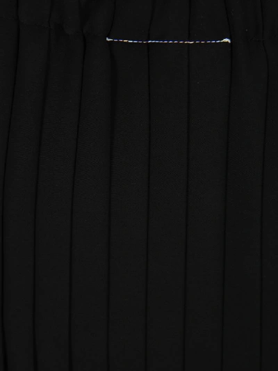 Shop Mm6 Maison Margiela Mm6 Pleated Midi Skirt In Black