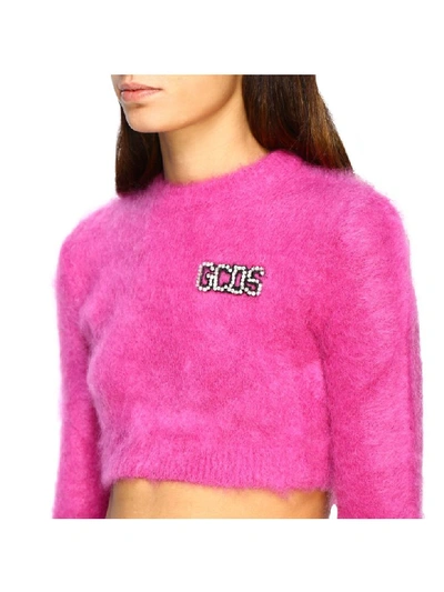 Shop Gcds Sweater Sweater Women  In Fuchsia